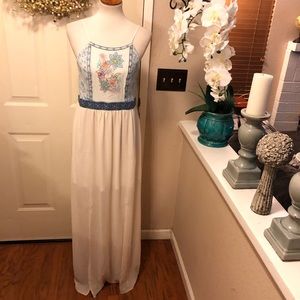 Flying Tomato Beautiful Side Slit Maxi Dress